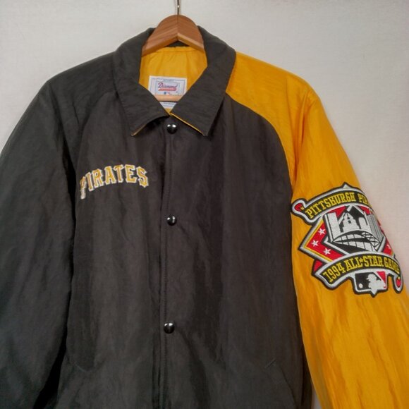 Vintage Pittsburgh Pirates Starter Jacket Large 1994 MLB All Star Game Baseball - Picture 8 of 16